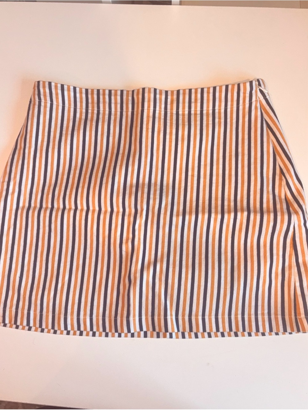 Striped Mini Skirt - S
